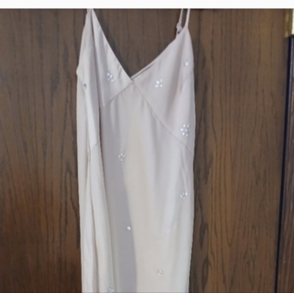 a new day Dresses & Skirts - A New Day Silky Rhinestone  Slip Dress